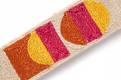 Christopher Farr Pop Art Border Tape in Orange